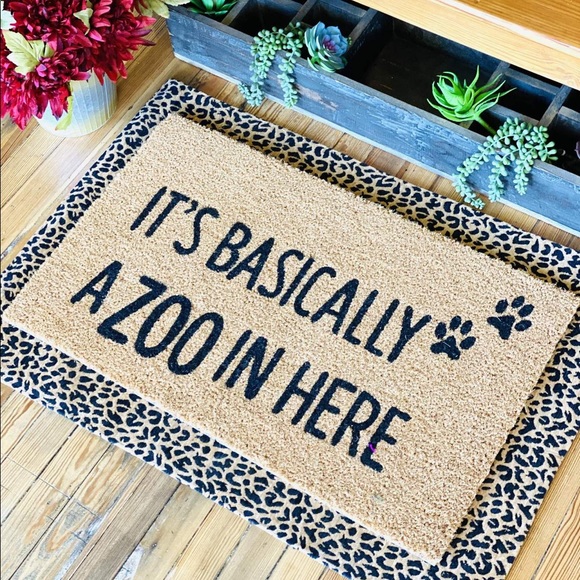 DAY DREAMING LEOPARD RUG- BROWN AND BLACK - Picture 2 of 2